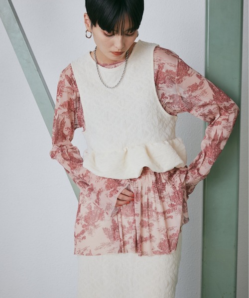 【CHIGNON 2026 SS COLLECTION】バルーンペプラムBL