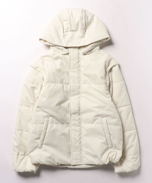 CONVERSE TOKYO(コンバーストウキョウ)の「3WAY INSULATION JACKET(ブルゾン・レディース・ブラック/ホワイト/ブルー・FREE)」の2枚目の写真