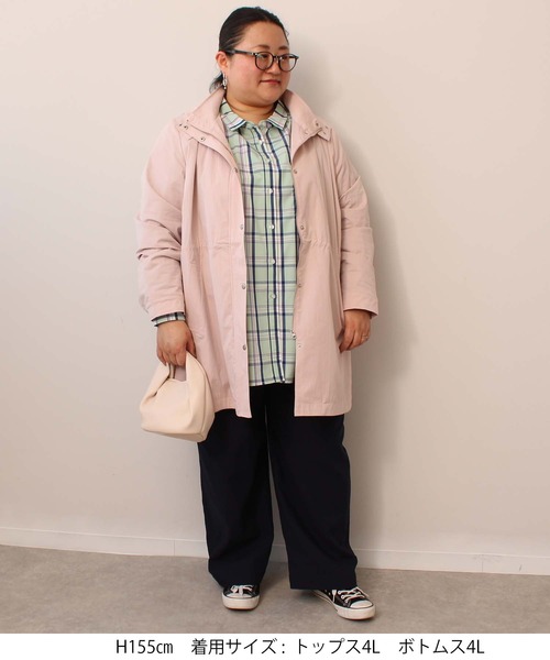 MB mint breeze（エムビーミントブリーズ）の「【L～5L 大きいサイズ】ストレッチ ベイカー パンツ（その他パンツ・レディース・ネイビー/ベージュ・5L/4L/3L/LL）」の9枚目の写真