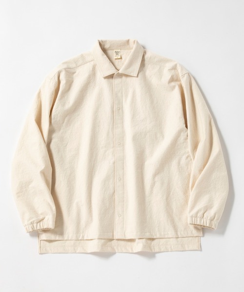 Jackman（ジャックマン）の「Back Nep Coach Shirt（シャツ/ブラウス・メンズ・ブラウン系その他2/スミクロ/キナリ・SMALL/MEDIUM/LARGE）」の13枚目の写真