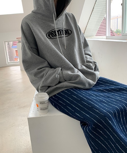 MGV（エムジーヴィー）の「フロントロゴフーディ（パーカー・レディース・ベージュ/ブラック/グレー・MEDIUM/X-LARGE/LARGE）」の4枚目の写真