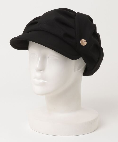 Miniministore(ミニミニストア)の「キャスケット レディース帽子 ボリューム(キャスケット・レディース・ダークベージュ/ライトベージュ/ブラック・FREE)」の16枚目の写真