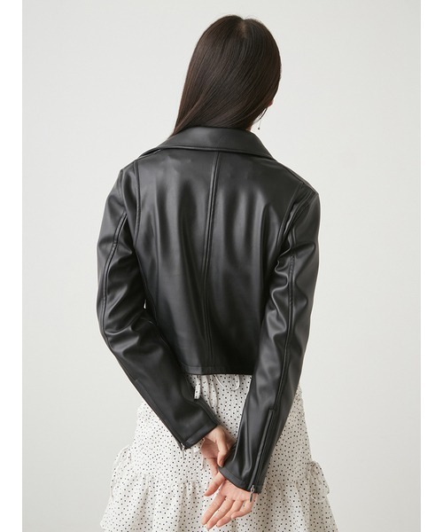 SNIDEL（スナイデル）の「ライダースジャケット（ライダースジャケット・レディース・ライトグレー/ブラック・0/1）」の19枚目の写真