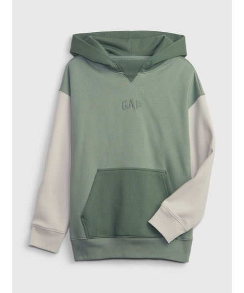 GAP(ギャップ)の「リラックス Gapロゴ パーカー (キッズ)(パーカー・キッズ・ベージュ/オレンジ/ブルー・130cm/140cm/150cm/160cm/120cm/110cm)」の2枚目の写真