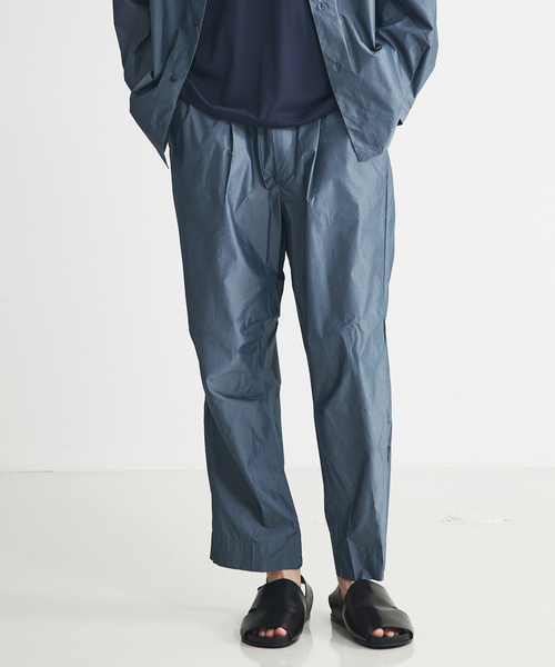 ABAHOUSE(アバハウス)の「【セットアップ対応】シャンブレー タイプライター アトリエパンツ(その他パンツ・メンズ・ベージュ/ブラック/ブルー・46/48)」の8枚目の写真