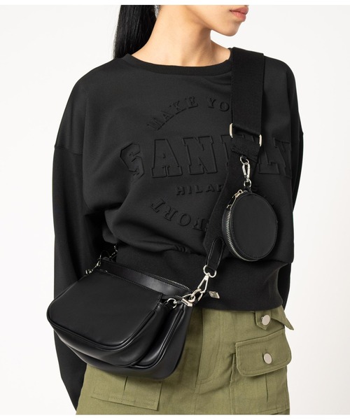 ANAP（アナップ）の「マルチWAYショルダーバック（ショルダーバッグ・レディース・ブラック/シルバー・FREE）」の17枚目の写真