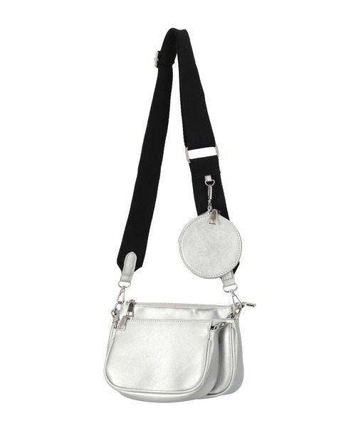 ANAP（アナップ）の「マルチWAYショルダーバック（ショルダーバッグ・レディース・ブラック/シルバー・FREE）」の12枚目の写真