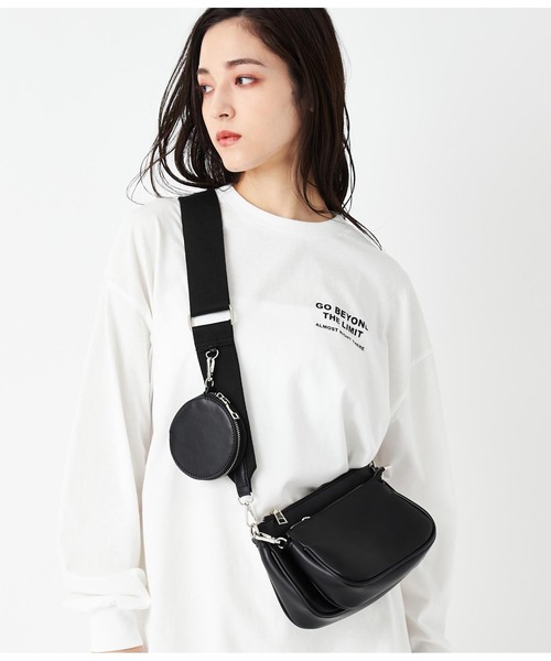 ANAP（アナップ）の「マルチWAYショルダーバック（ショルダーバッグ・レディース・ブラック/シルバー・FREE）」の6枚目の写真