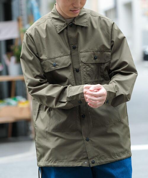 TAION（タイオン）の「TAION　Military Mackinaw Shirts Jacket（ミリタリージャケット・メンズ・ブラック/オリーブ/グリーン系その他・MEDIUM/LARGE）」の3枚目の写真
