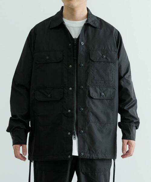 TAION（タイオン）の「TAION　Military Mackinaw Shirts Jacket（ミリタリージャケット・メンズ・ブラック/オリーブ/グリーン系その他・MEDIUM/LARGE）」の2枚目の写真