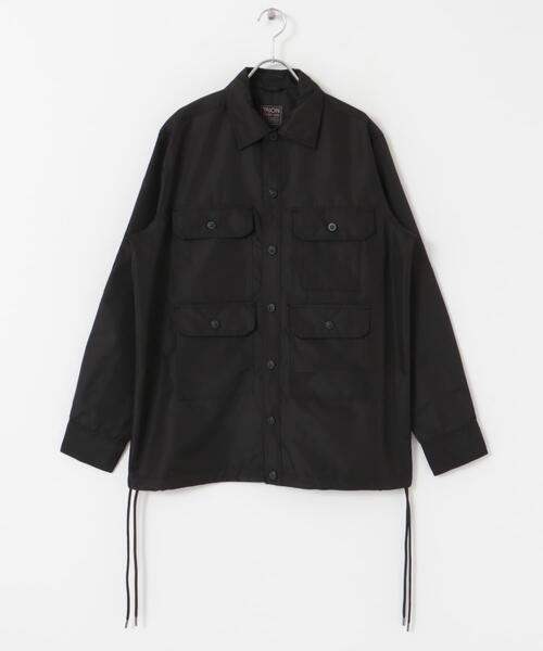 TAION（タイオン）の「TAION　Military Mackinaw Shirts Jacket（ミリタリージャケット・メンズ・ブラック/オリーブ/グリーン系その他・MEDIUM/LARGE）」の4枚目の写真
