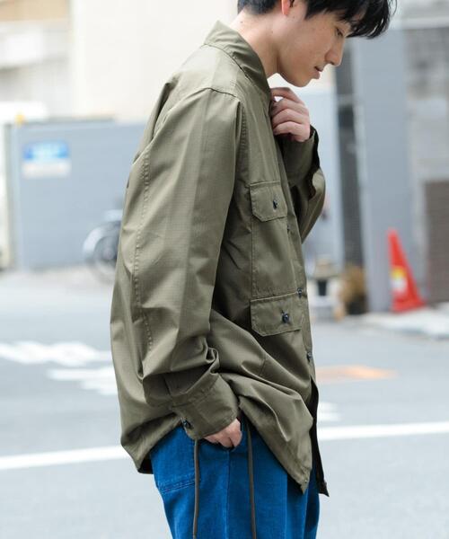 TAION（タイオン）の「TAION　Military Mackinaw Shirts Jacket（ミリタリージャケット・メンズ・ブラック/オリーブ/グリーン系その他・MEDIUM/LARGE）」の7枚目の写真