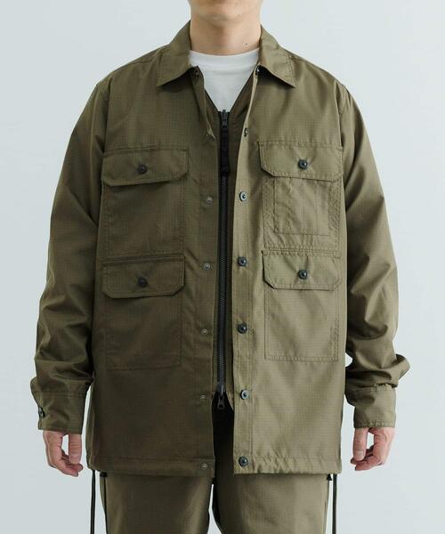 TAION（タイオン）の「TAION　Military Mackinaw Shirts Jacket（ミリタリージャケット・メンズ・ブラック/オリーブ/グリーン系その他・MEDIUM/LARGE）」の8枚目の写真