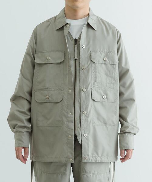 TAION（タイオン）の「TAION　Military Mackinaw Shirts Jacket（ミリタリージャケット・メンズ・ブラック/オリーブ/グリーン系その他・MEDIUM/LARGE）」の12枚目の写真