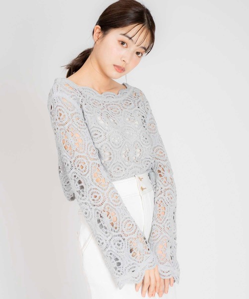 NOELA（ノエラ）の「かぎ針編みライクニット（ニット/セーター）」 - WEAR