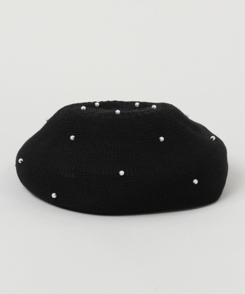 RAGEBLUE（レイジブルー）の「パール付きベレー帽（ハンチング/ベレー帽・レディース・ブラック・FREE）」の8枚目の写真