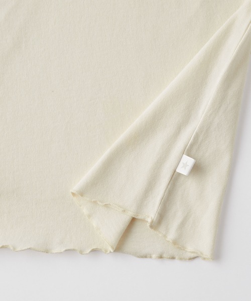 CONVERSE（コンバース）の「CONVERSE/コンバース Watanabe Yui デザイン イラストバックプリント ワンポイント刺繍 ヴィンテージライク オーバーサイズ半袖Tシャツ（Tシャツ/カットソー・レディース・オフホワイト/ブラック系/スミクロ/ホワイト系・M）」の13枚目の写真