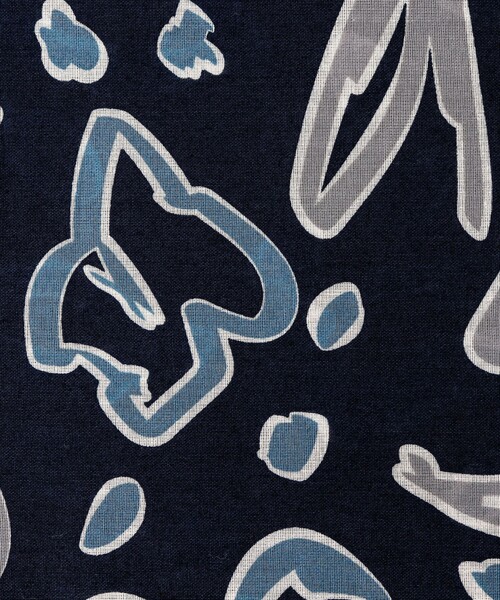 NOLLEY'S goodman（ノーリーズグッドマン）の「BANDANA SCARF CAMOUFLAGE バンダナスカーフ（バンダナ/スカーフ・メンズ・ブルー系その他・FREE）」の4枚目の写真