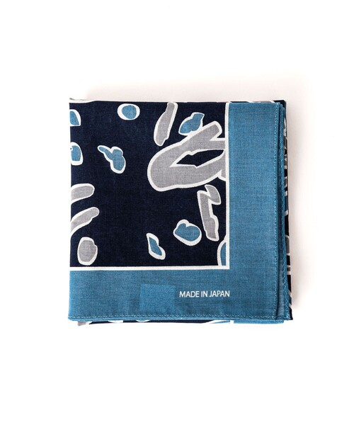 NOLLEY'S goodman（ノーリーズグッドマン）の「BANDANA SCARF CAMOUFLAGE バンダナスカーフ（バンダナ/スカーフ・メンズ・ブルー系その他・FREE）」の6枚目の写真