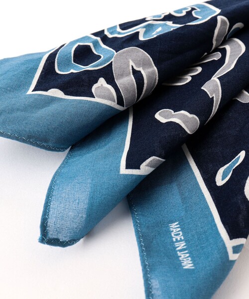 NOLLEY'S goodman（ノーリーズグッドマン）の「BANDANA SCARF CAMOUFLAGE バンダナスカーフ（バンダナ/スカーフ・メンズ・ブルー系その他・FREE）」の7枚目の写真