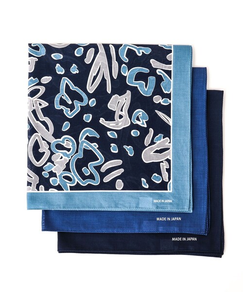 NOLLEY'S goodman（ノーリーズグッドマン）の「BANDANA SCARF CAMOUFLAGE バンダナスカーフ（バンダナ/スカーフ・メンズ・ブルー系その他・FREE）」の8枚目の写真