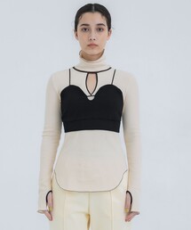 トップス fumie tanaka plain line cami トップス fumie tanaka plain line cami トップス fumie tanaka