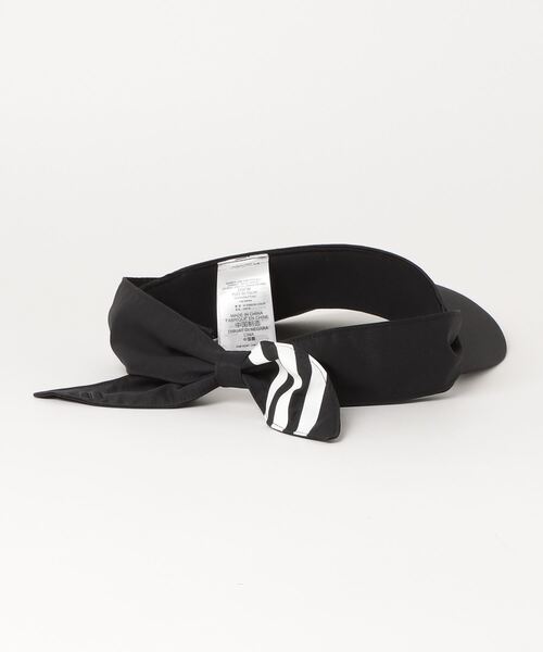 adidas（アディダス）の「スリーストライプス リボンバイザー【adidas Golf/アディダスゴルフ】（サンバイザー・レディース・ブラック/ピンク系その他/ホワイト・MEDIUM）」の16枚目の写真