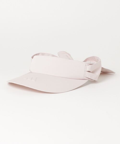 adidas（アディダス）の「スリーストライプス リボンバイザー【adidas Golf/アディダスゴルフ】（サンバイザー・レディース・ブラック/ピンク系その他/ホワイト・MEDIUM）」の17枚目の写真