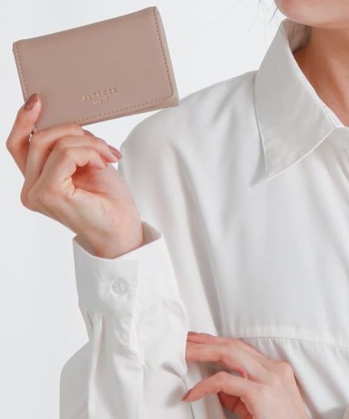 itto...（イット）の「名刺カードケース【シンシア】ALTROSEアルトローズ（名刺入れ・レディース・スモークピンク/ストーン/ブラック/ピンクベージュ/ラベンダー/サックスブルー/ブラック系その他・ONE SIZE）」の10枚目の写真