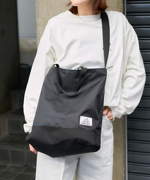 FREAK'S STORE（フリークスストア）の「GREGORY× FREAK'S STORE/グレゴリー 別注 TOTE BAG/トートバッグ（トートバッグ・レディース・ネイビー/ブラック/グリーン・ONE SIZE）」の20枚目の写真