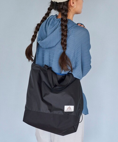 FREAK'S STORE（フリークスストア）の「GREGORY× FREAK'S STORE/グレゴリー 別注 TOTE BAG/トートバッグ（トートバッグ・レディース・ネイビー/ブラック/グリーン・ONE SIZE）」の8枚目の写真