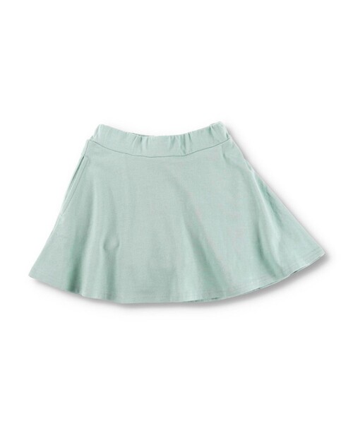 DRC branshes（ディーアールシーブランシェス）の「【WEB限定/DRC/ストレッチ天竺】1分丈スカッツ（スカート・キッズ・ブルー/フューシャピンク/ブラック/ブルーグレー/ラベンダー/ライトグリーン/ブラウン・100/130/90/110/140/150/120）」の4枚目の写真