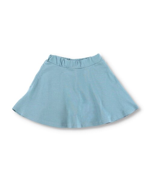 DRC branshes（ディーアールシーブランシェス）の「【WEB限定/DRC/ストレッチ天竺】1分丈スカッツ（スカート・キッズ・ブルー/フューシャピンク/ブラック/ブルーグレー/ラベンダー/ライトグリーン/ブラウン・100/130/90/110/140/150/120）」の3枚目の写真