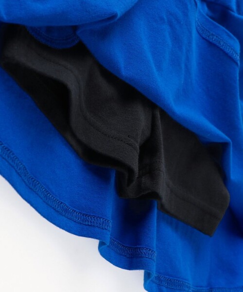 DRC branshes（ディーアールシーブランシェス）の「【WEB限定/DRC/ストレッチ天竺】1分丈スカッツ（スカート・キッズ・ブルー/フューシャピンク/ブラック/ブルーグレー/ラベンダー/ライトグリーン/ブラウン・100/130/90/110/140/150/120）」の13枚目の写真