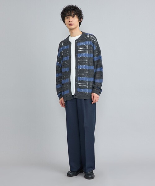 セール】センタープレスポリツイルワイドスラックス（スラックス