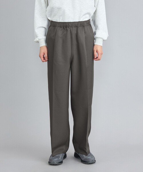 coen(コーエン)の「センタープレスポリツイルワイドスラックス(スラックス・メンズ・ブラック/ダークグレー/ネイビー・S/M/L)」の19枚目の写真
