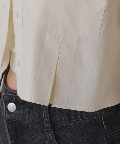 Kastane（カスタネ）の「【2024SSカタログ掲載】BIGカフスクロップドシャツ（シャツ/ブラウス・レディース・ピンク/ミント/アイボリー・FREE）」の21枚目の写真