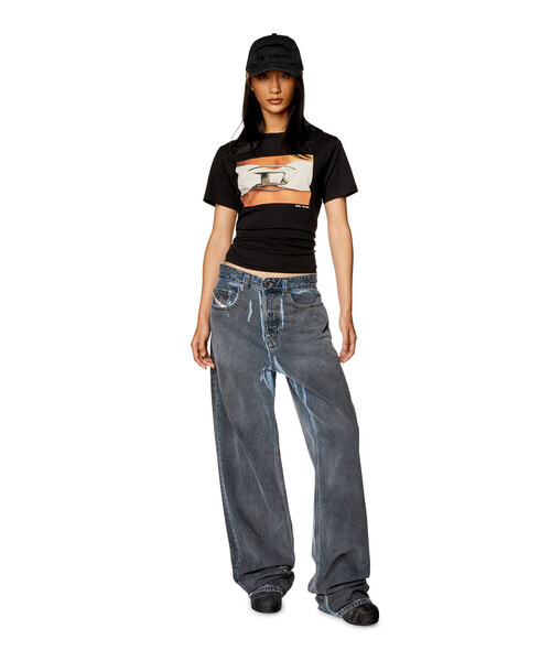 【ポスト投函配送】DIESEL レディース グラフィックプリント レギュラーフィット 半袖Ｔシャツ T-REGS-N3 DIESEL｜レディース Tシャツ T-REGS-N3 | Rakuten Fashion(楽天