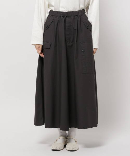 niko and...（ニコアンド）の「ミリタリーフレアスカート（スカート・レディース・カーキ/ブルー/チャコール/ブラウン・MEDIUM/LARGE）」の15枚目の写真