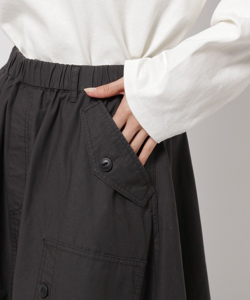 niko and...（ニコアンド）の「ミリタリーフレアスカート（スカート・レディース・カーキ/ブルー/チャコール/ブラウン・MEDIUM/LARGE）」の21枚目の写真