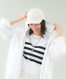 abahouse mavie | コットンナイロンキャップ(ストラップ付)(キャップ)