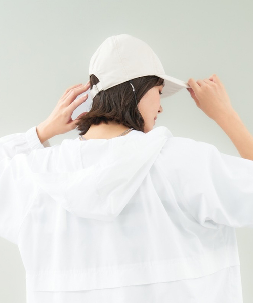 abahouse mavie(アバハウスマヴィ)の「コットンナイロンキャップ(ストラップ付)(キャップ・レディース・ライトグレー/モカ/ブラック・フリー)」の7枚目の写真