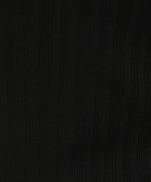 HARE（ハレ）の「ソデレースアップリブTシャツ(HARE)（Tシャツ/カットソー・レディース・ブルー/ブラック・FREE）」の9枚目の写真