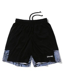 【SPALDING/スポルディング】プラクティスパンツ ネオン トロピカル ヘム/ウエストゴムUVカット吸水速乾ショートパンツ