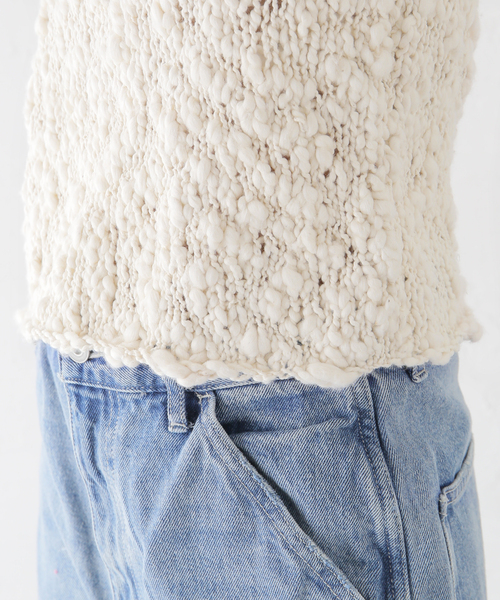 SEEALL シーオール PATCHWORK CABLE ニット SEEALL シーオール PATCHWORK CABLE ニット