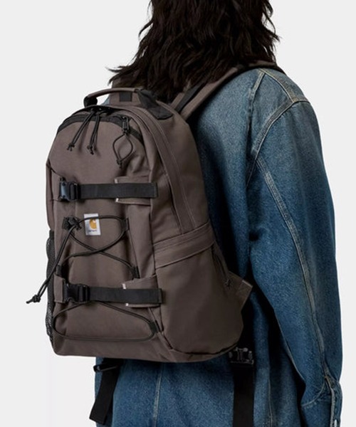 Carhartt WIP(カーハートダブリューアイピー)の「【Carhartt WIP】KICKFLIP BACKPACK(バックパック/リュック・メンズ・ブラック/ネイビー/ブラウン/グリーン/ライトブラウン/グレー・FREE)」の2枚目の写真