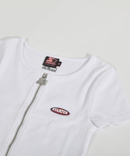 STARTER リブテレコ ダブルスライダーTシャツ / レディース