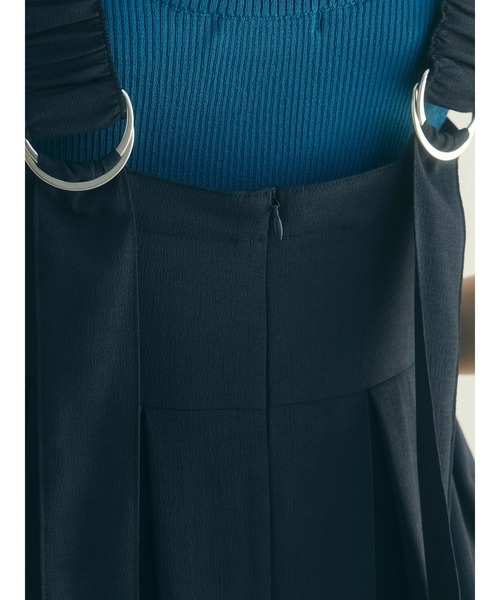 armonia(アルモニーア)の「a.ギャザーストラップワンピース(ワンピース・レディース・ネイビー/ブラウン・FREE)」の7枚目の写真