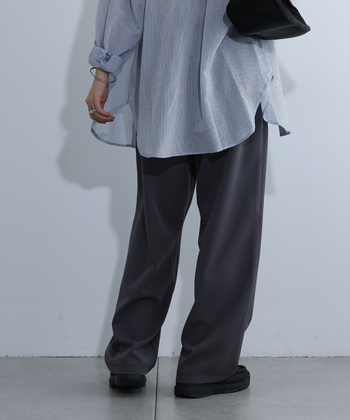 COLONY 2139（コロニートゥーワンスリーナイン）の「Wウエストツータックスラックス（スラックス・レディース・ブラック/グレー・FREE）」の22枚目の写真