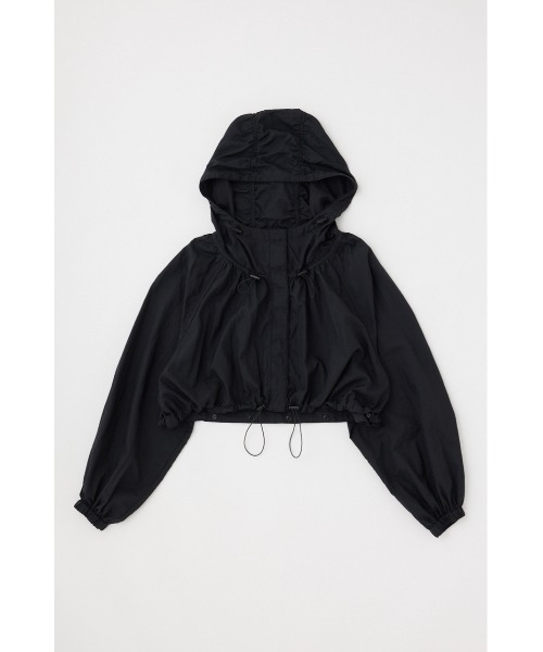Moussy アウター　黒　2枚重ね着 MOUSSY コート アウター 「ブラックWEB限定カラー」MIX シャツ